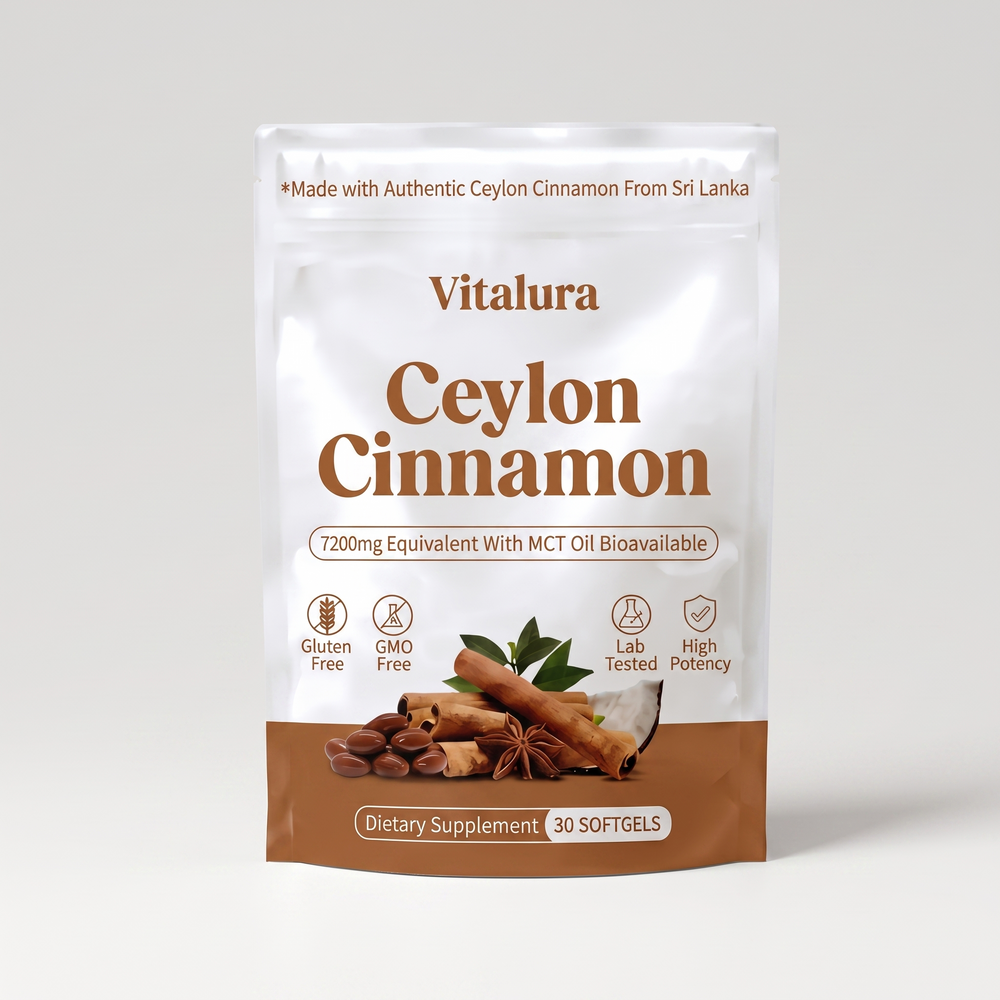 Vitalura — Cannella di Ceylon 7200 mg con Olio MCT